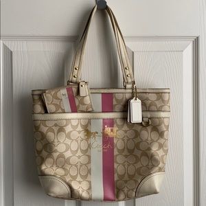 Coach purse and coin purse